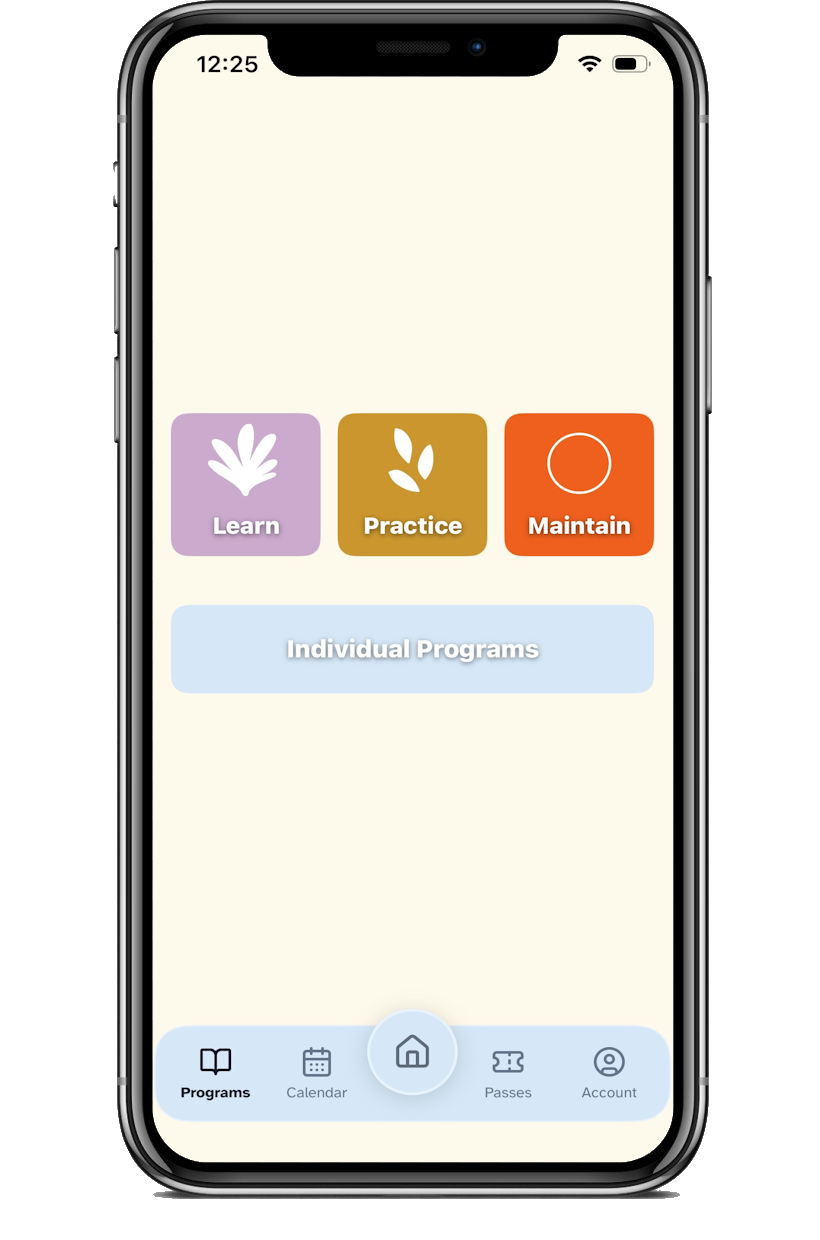 Custom fitness brand app preview